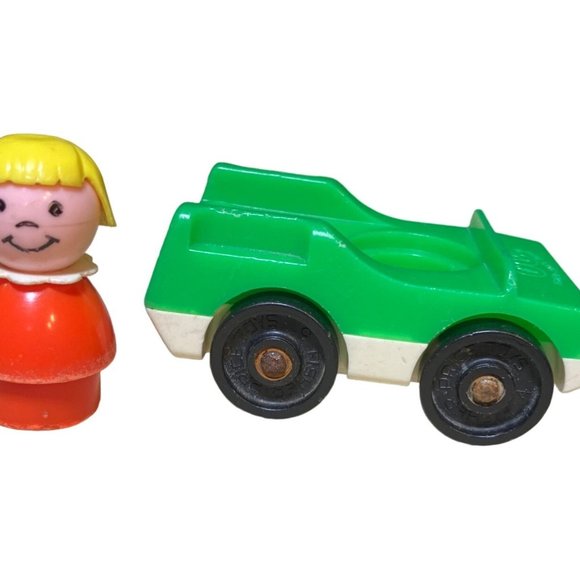 Vintage Fisher Price Car and Figure - Picture 7 of 12